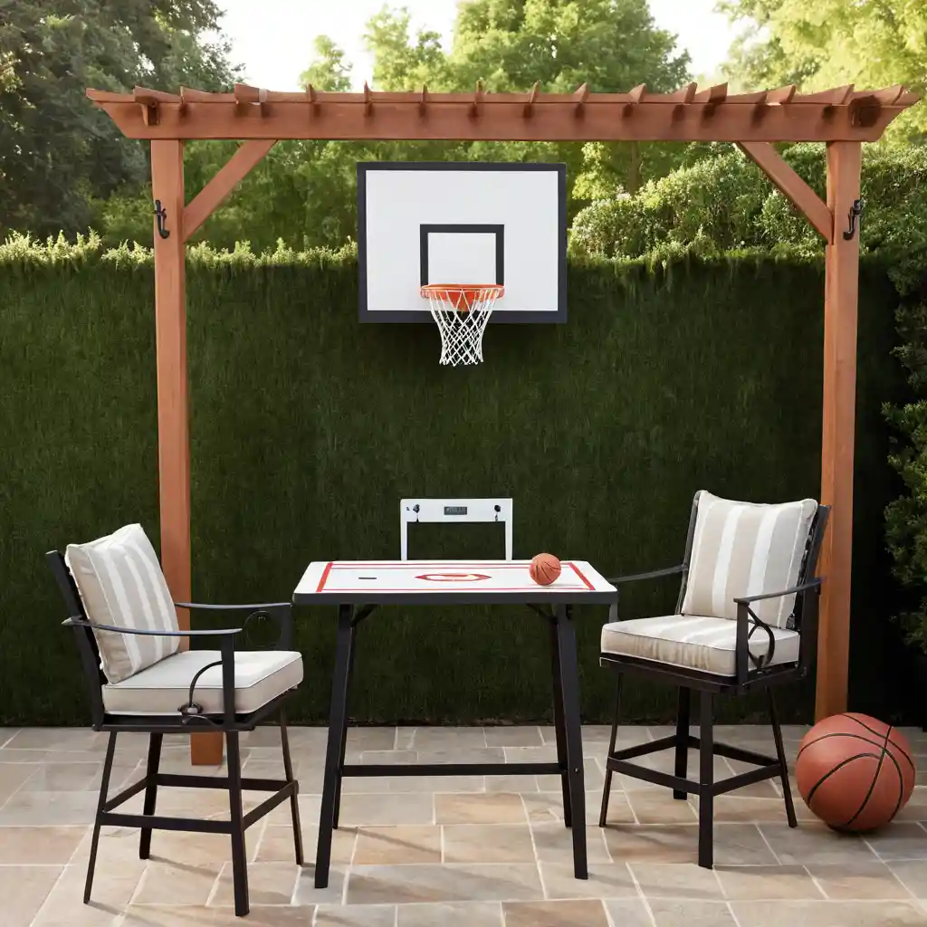 Sports-Themed Patio