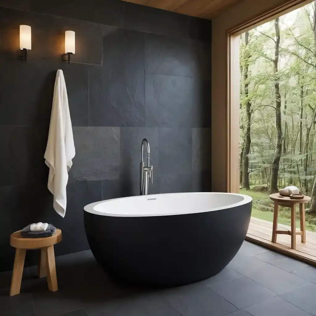 Stone Ofuro Bath for Timeless Elegance