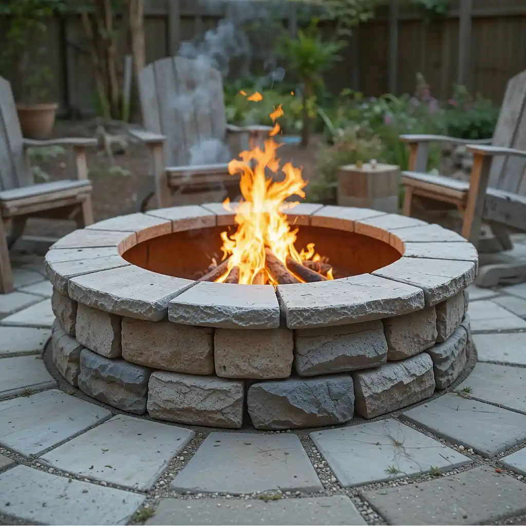 Stone Ring Fire Pit