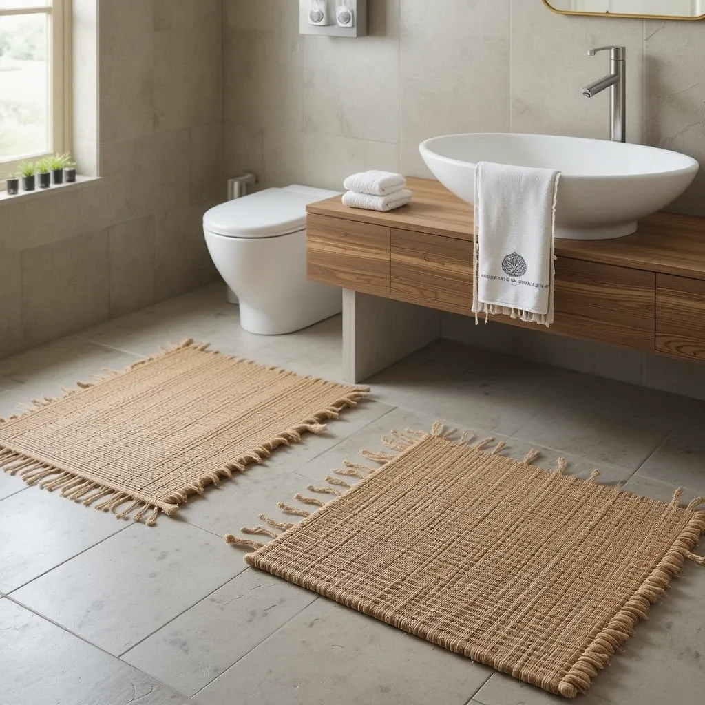 Tatami-Inspired Bath Mats