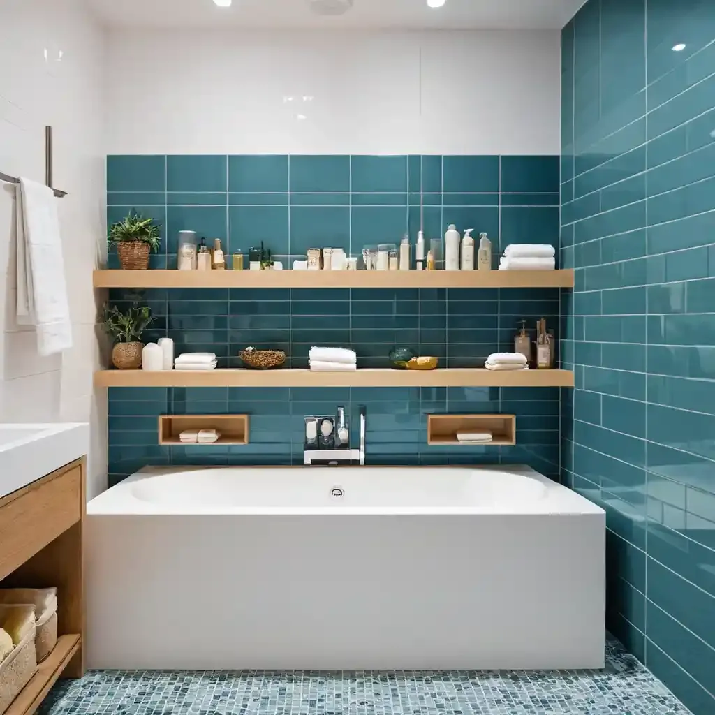 Tiled Bathtub Niche