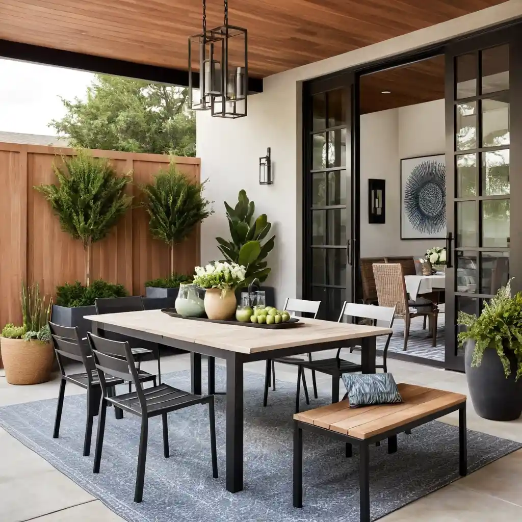 Transitional Modern Patio