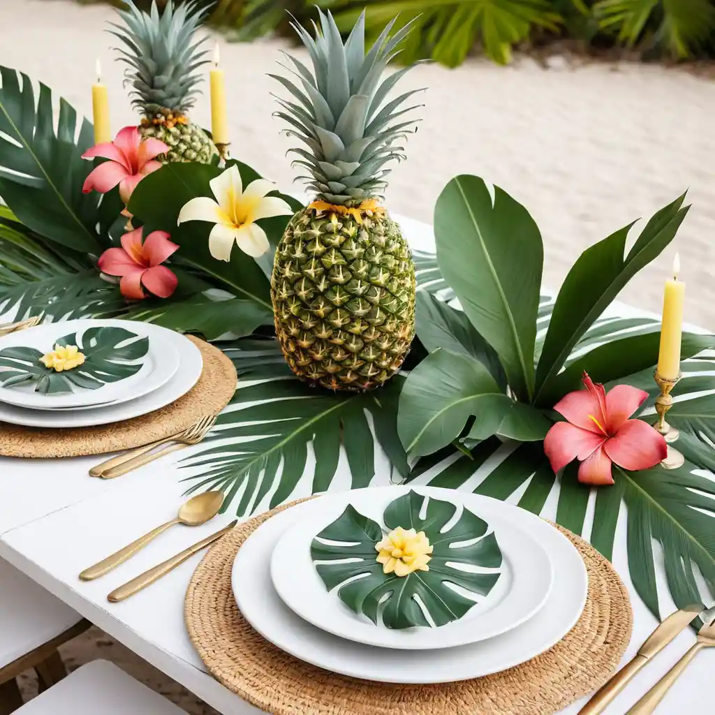 Tropical Palm Leaves