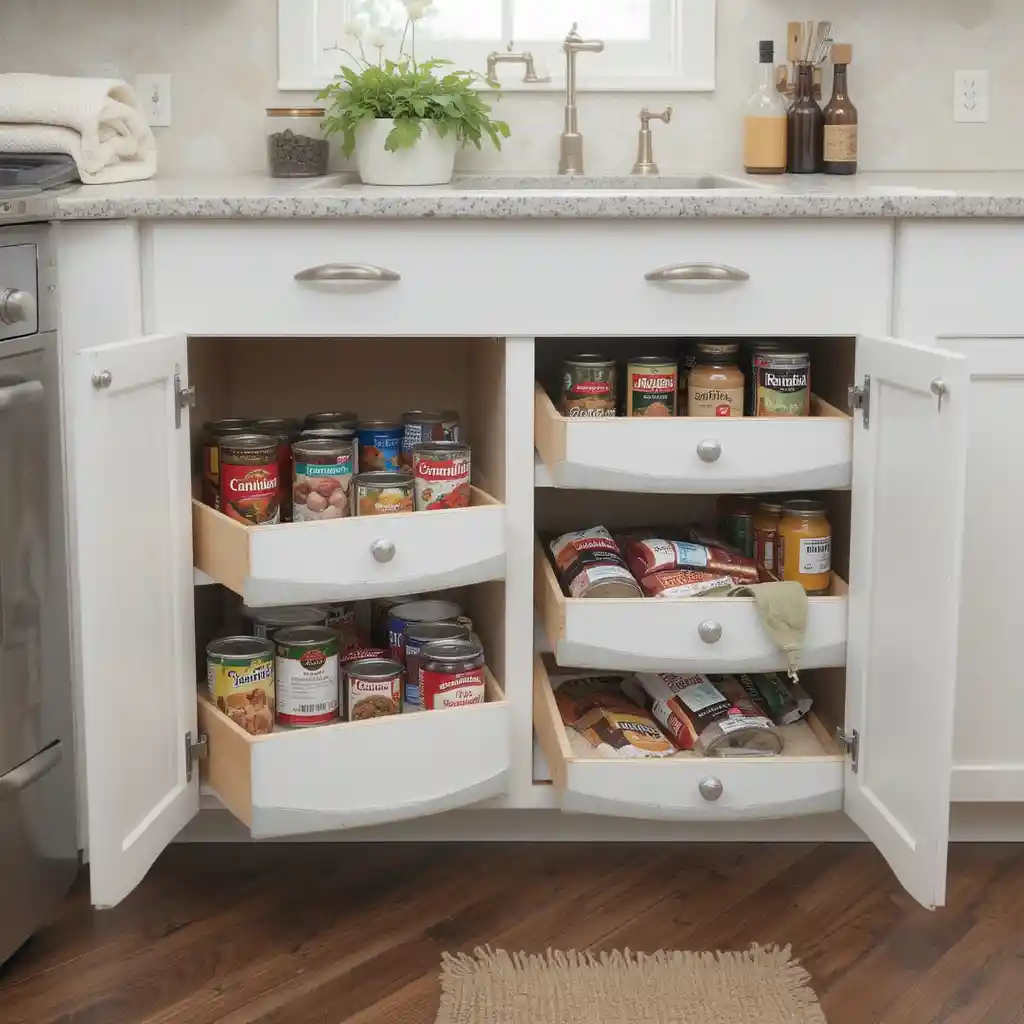 Under-Cabinet Pantry Drawers