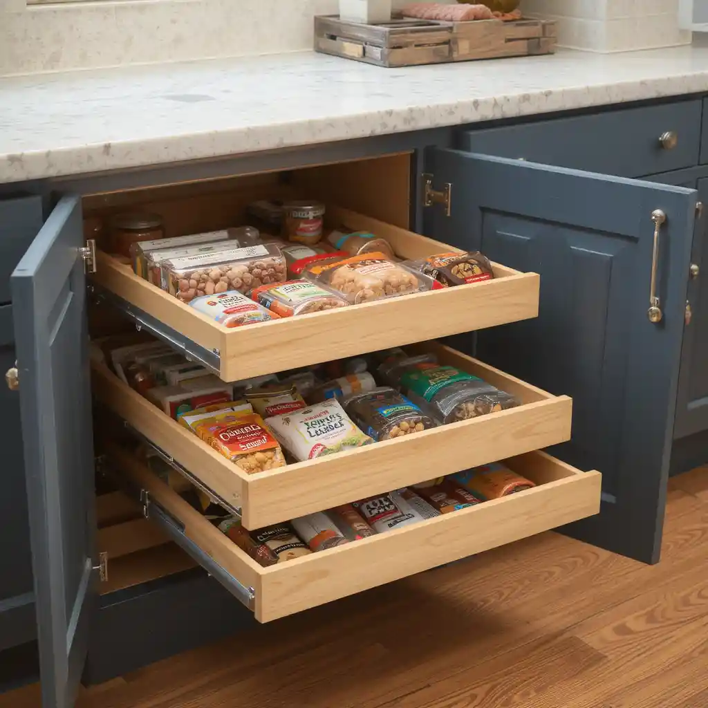 Under-Counter Pantry Storage