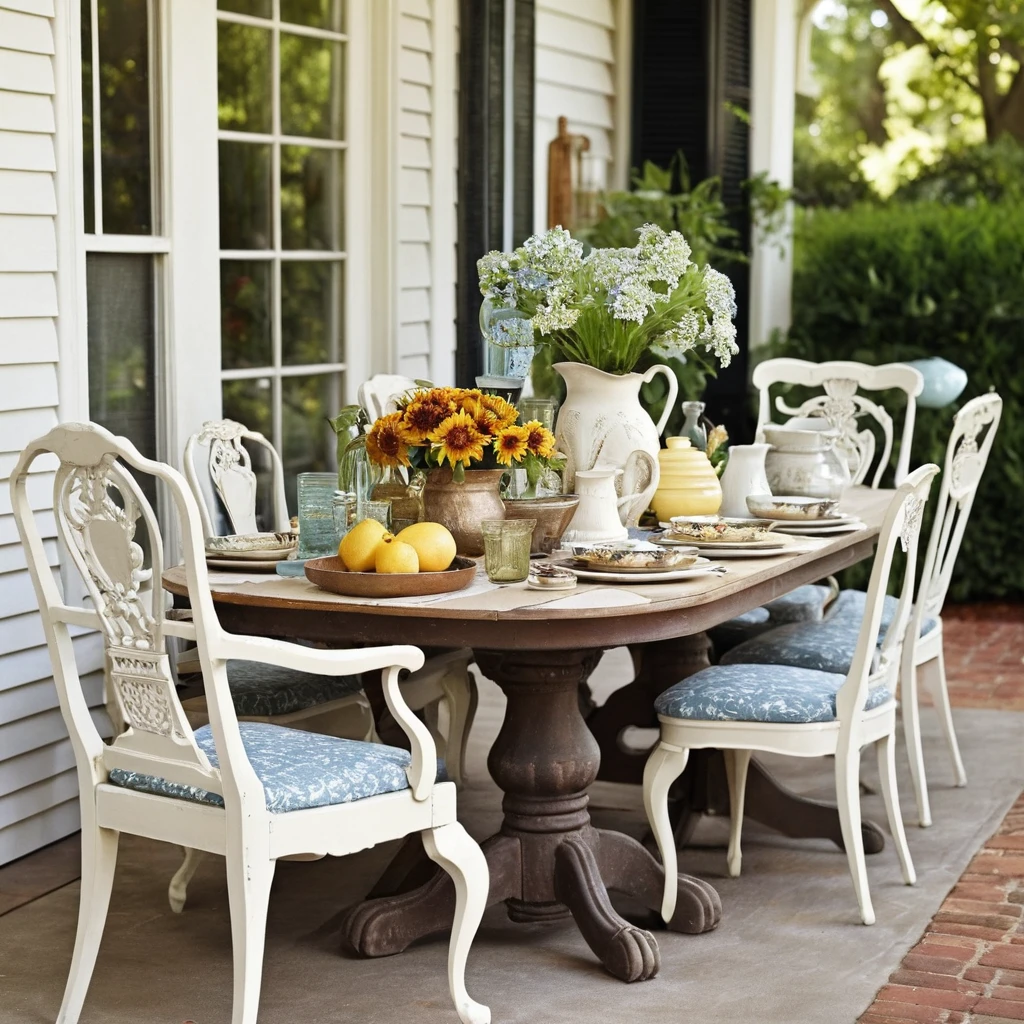 Vintage Chic with Clawfoot Tables