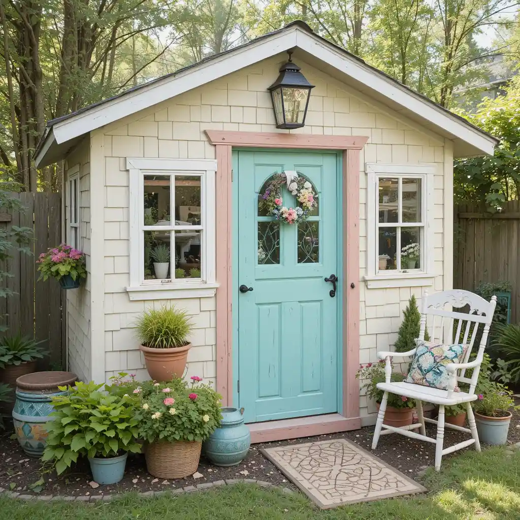 Whimsical Garden Shed