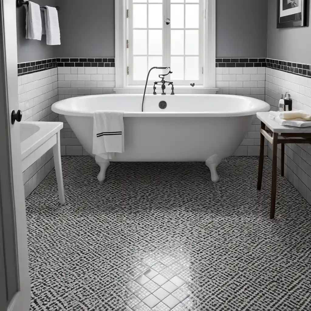 Monochrome Mosaic Patterns