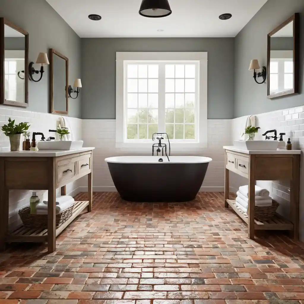 Rustic Brick Flooring