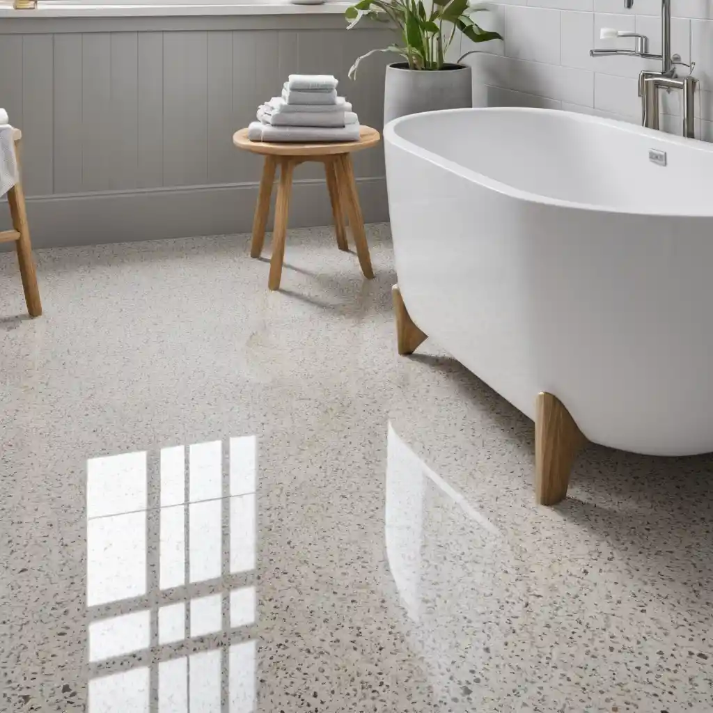 Speckled Quartz Flooring